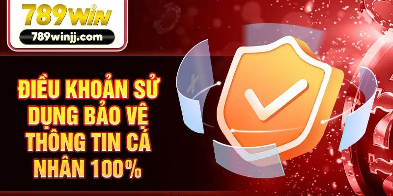 Điều khoản sử dụng bảo vệ thông tin cá nhân 100%